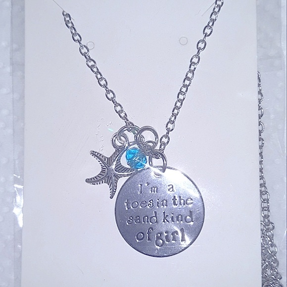 Casual Charm Necklace Tropical Boho Island Vacation Beach Jewelry  18”-22”chain - Picture 2 of 7